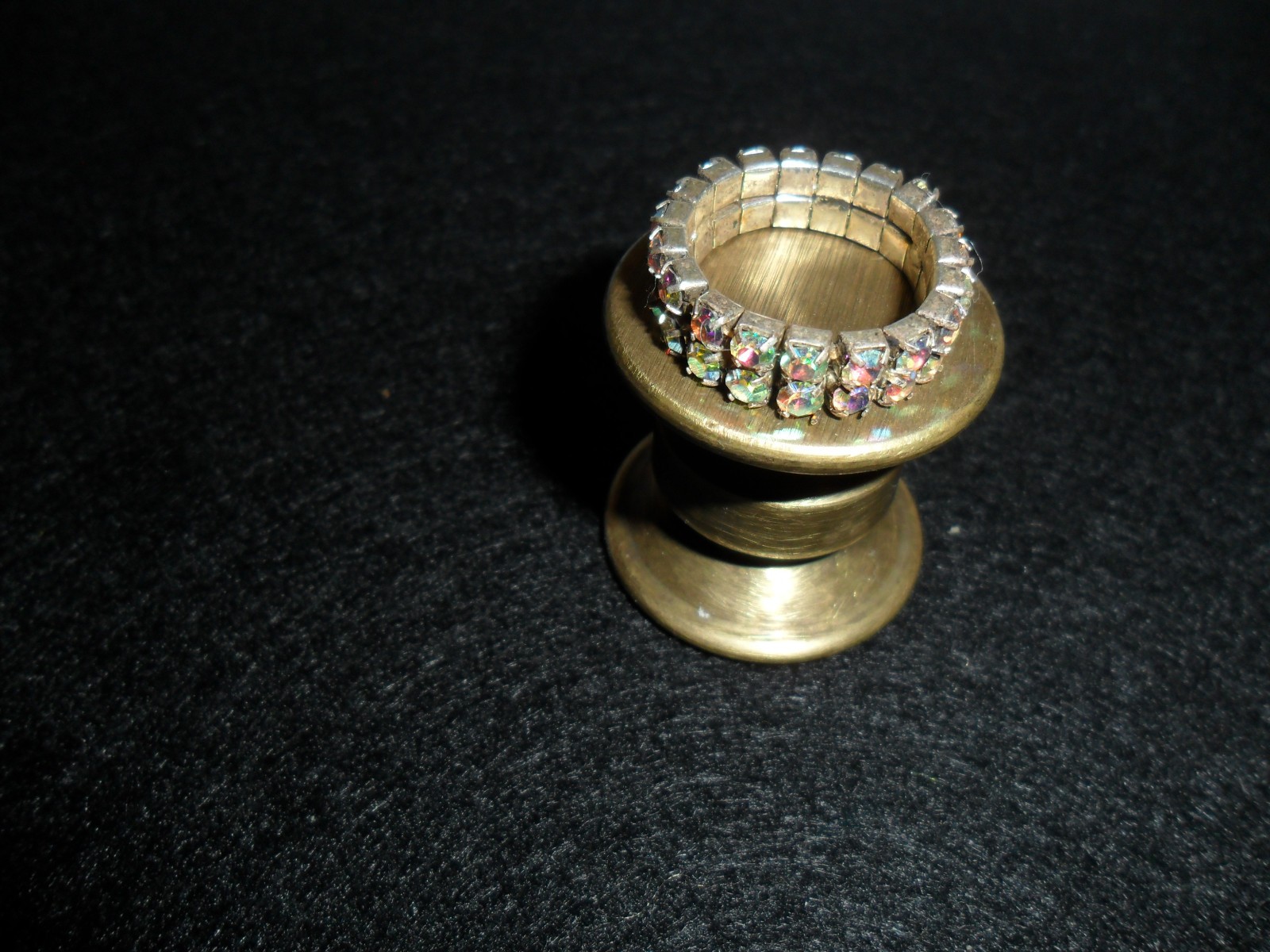 Vintage Flexible Rhinestone Toe Ring