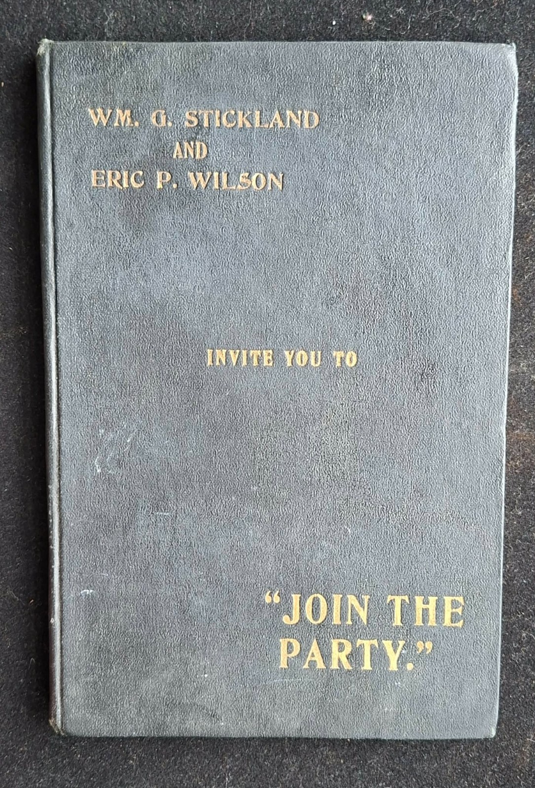 Vintage 1947 Join the Party Magic Book Stickland Wilson Misprint Order of Magi