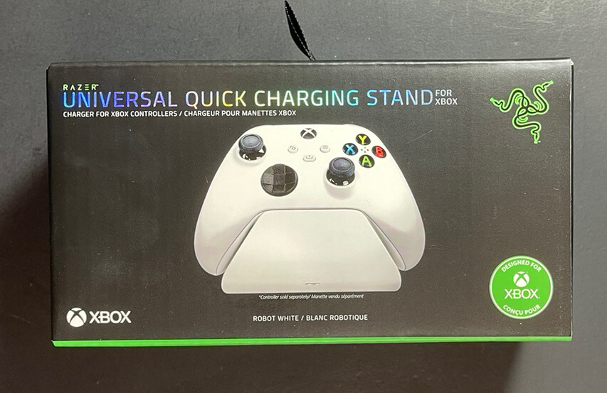 Official XBOX Universal Quick Charging Stand ONLY [ Robot WHITE ] NEW