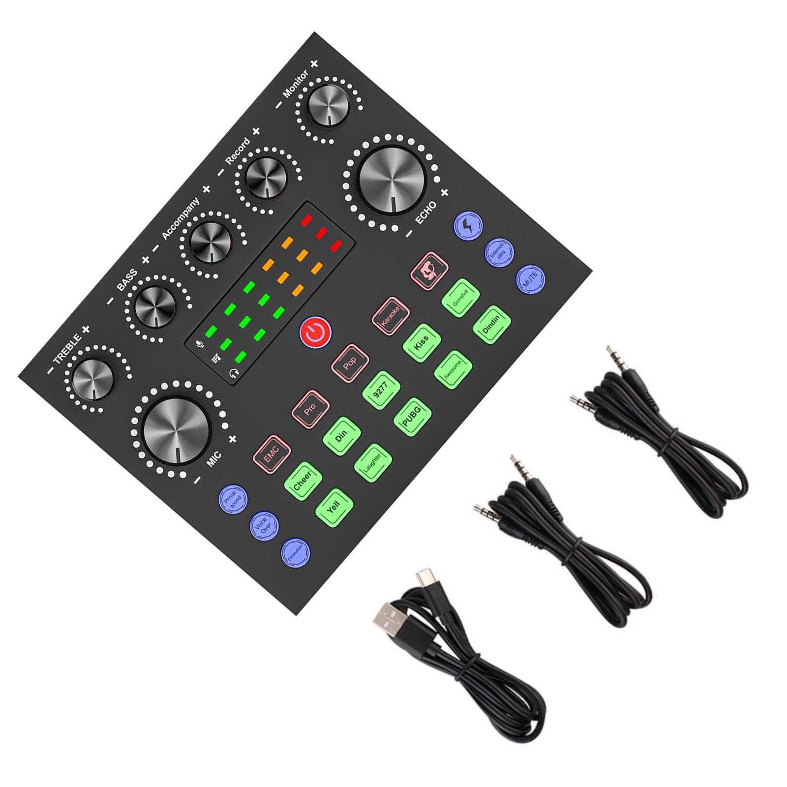 Universal V8S Sound Card For Multiple Devices Bluetooth Wireless Accompaniment