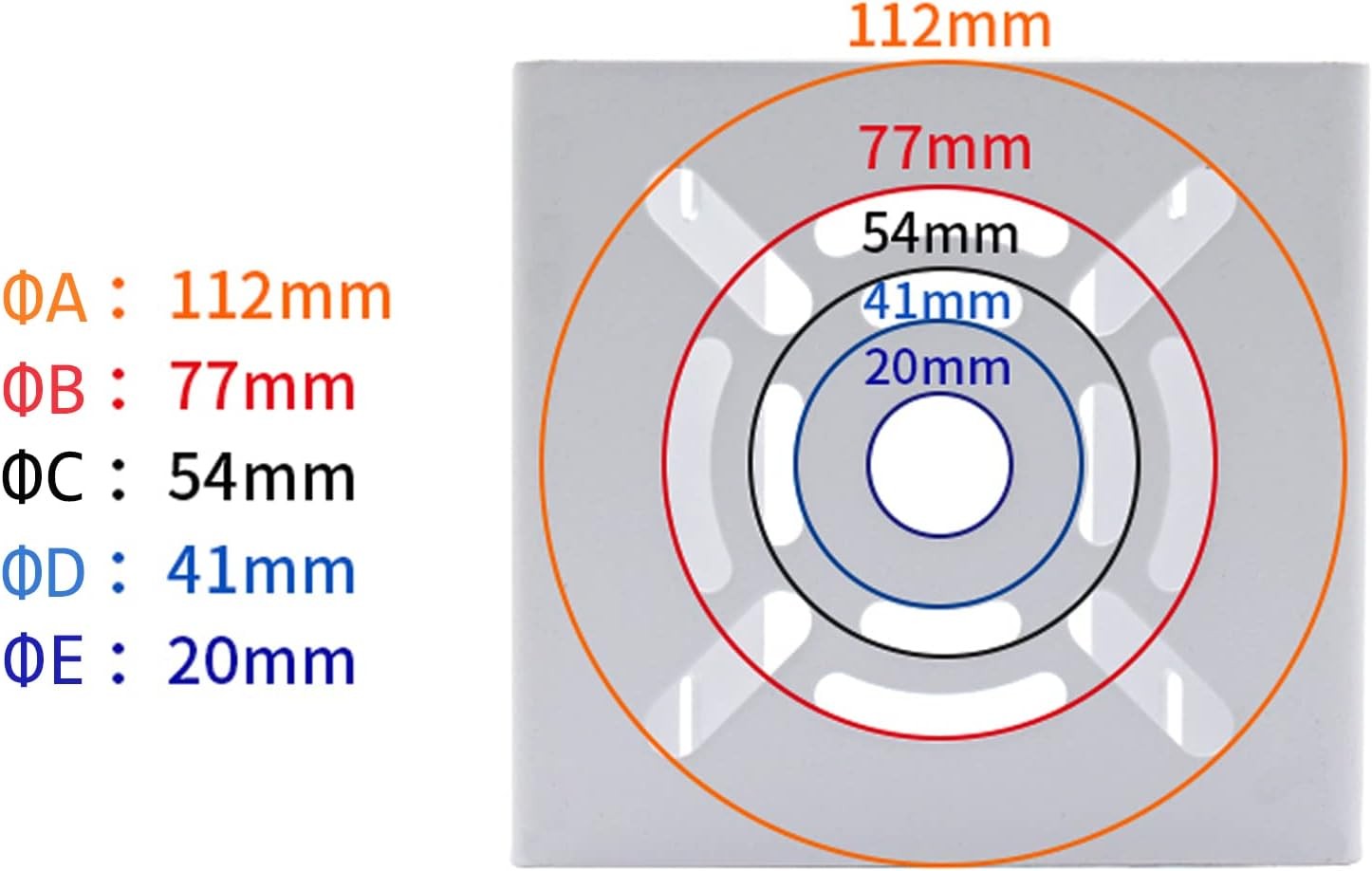 WiTi Universal Vertical Pole Mount for Security Camera, Solid Metal White