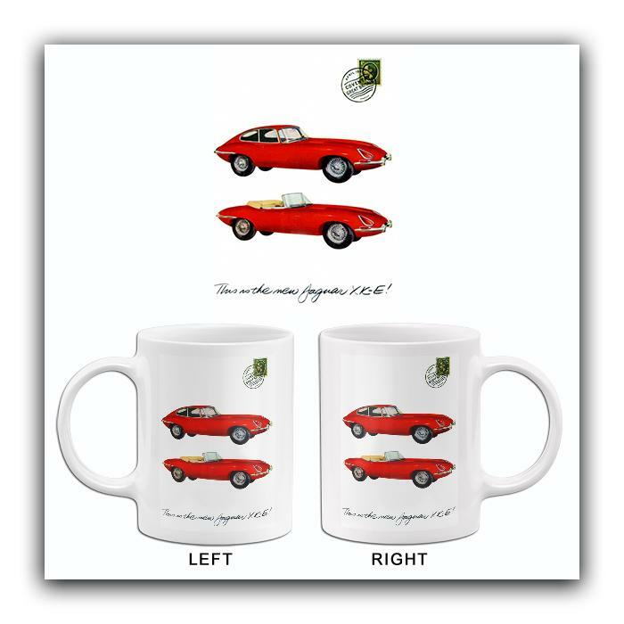 1961 Jaguar XKE - Promotional Advertising Mug