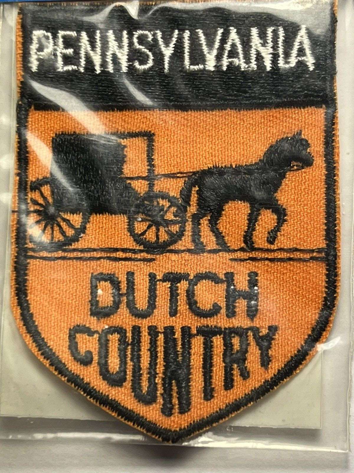 PENNSYLVANIA DUTCH COUNTRY Patch Amish Buggy Vintage Voyager Originals