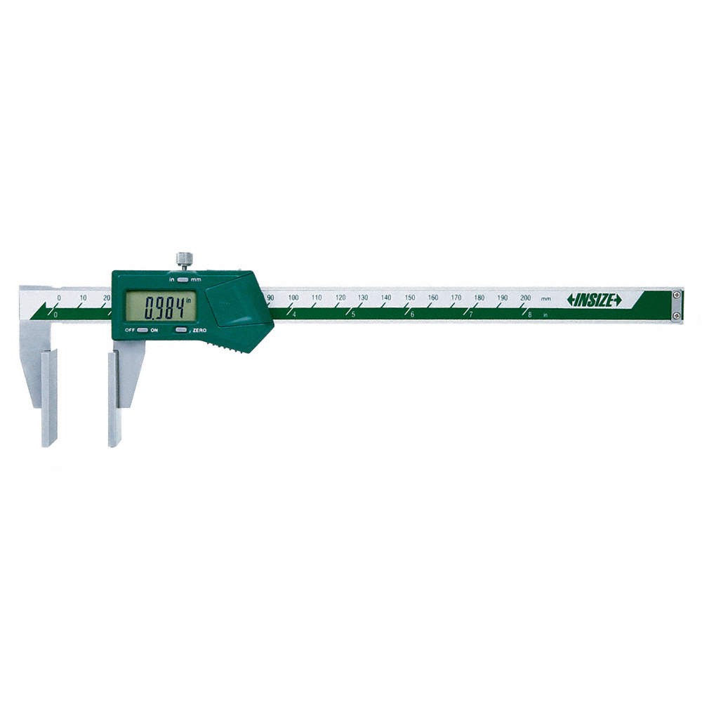 INSIZE 1172-200 Digital Caliper,SS,0-8"/0-200mm Range 408P09