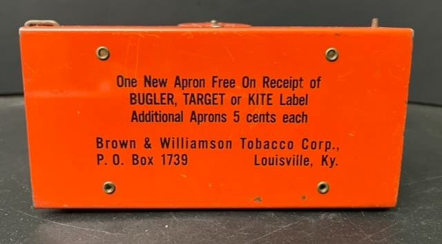 Vintage Brown & Williamson Bugler Target Kite Cigarette Roller/Apron Louisville