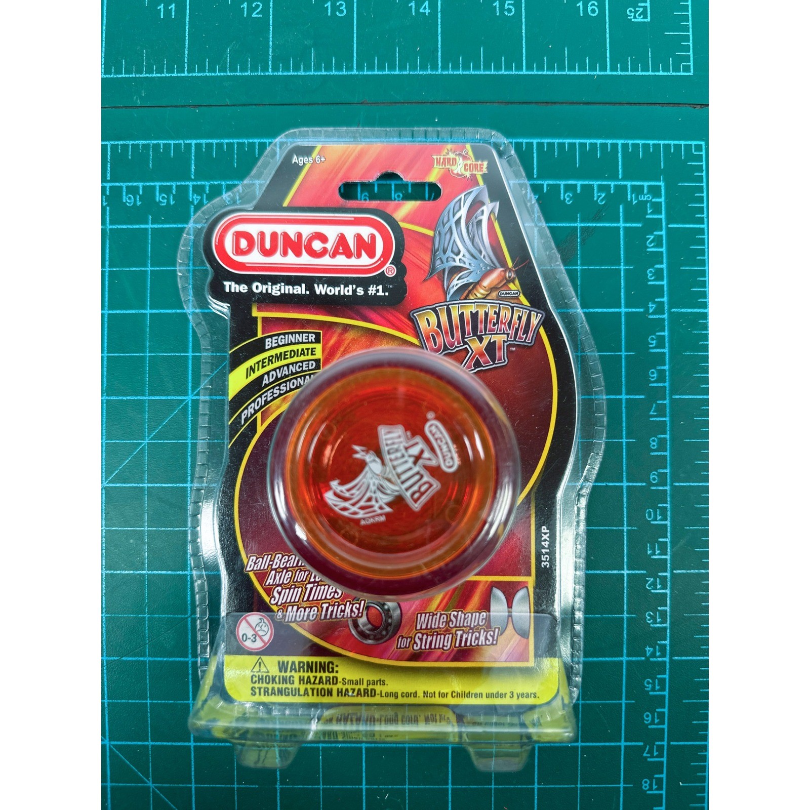 Duncan Butterfly XT Yo-Yo Red Ball Bearing Axle Professional Trick Toy 3514XP