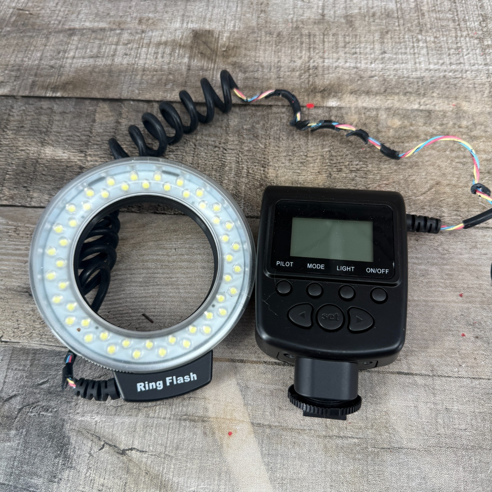 Macro LED Ring Flash Photographic Tool Works