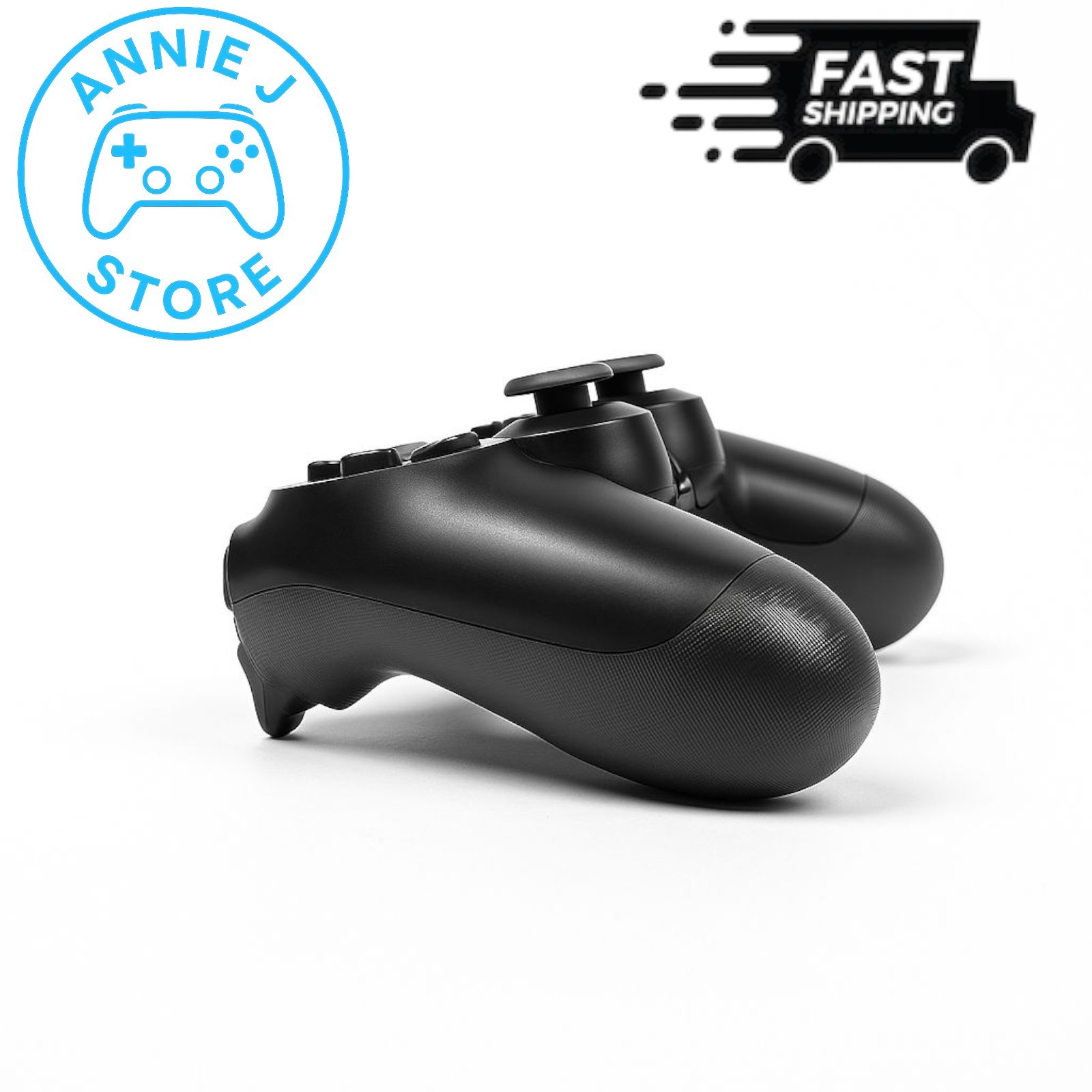 Wireless Controller Bluetooth Gamepad Compatible for PlayStation4 PS4/PC-Black