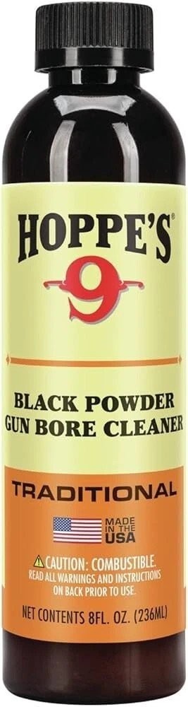 Hoppes No. 9 Plus Powder Solvent and Patch Lubricant 8 oz Black Finish 999