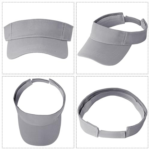 Marrywindix 1 Piece of Sport Wear Athletic Visor Sun Sports Visor One Size Grey