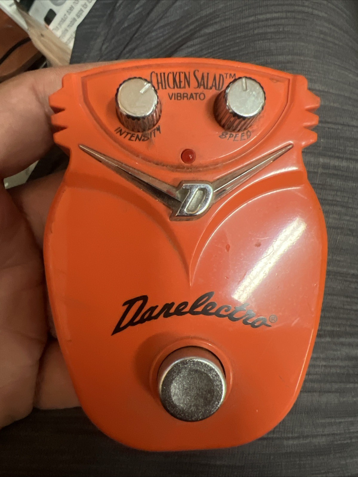 Used Danelectro DJ15 Chicken Salad Vibrato Effect Pedal RARE Guitar Tone OOP VG