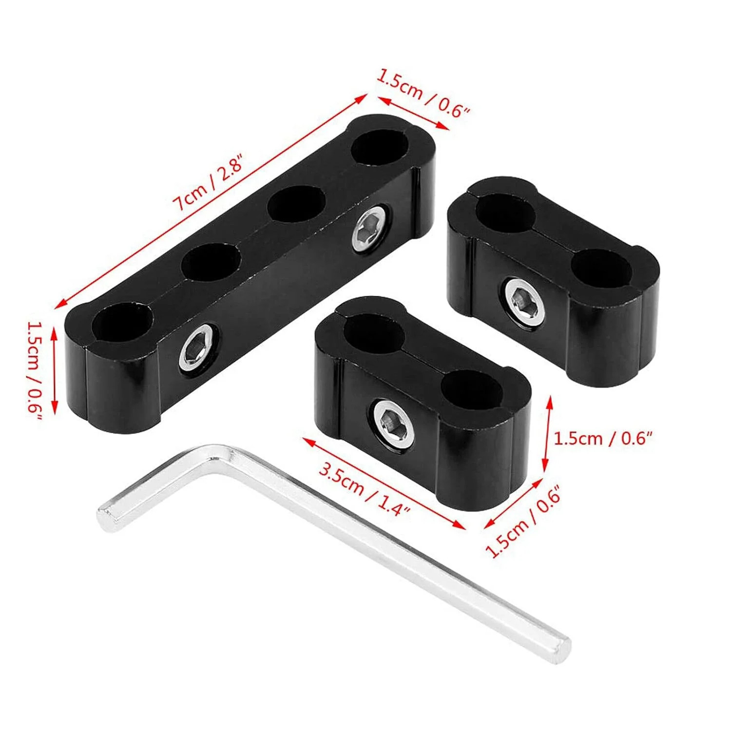 Spark Plug Wire Separator Divider Kit-Black 12PCS | for 8mm 9mm 10mm Wire,Fixed