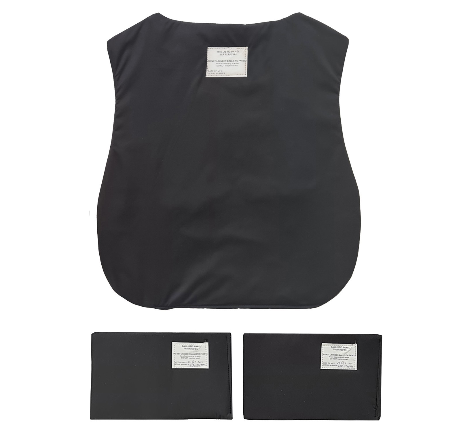 Rear & Lateral Ballistic IIIA Soft Inserts Set for Shark 2XL Tactical Vest