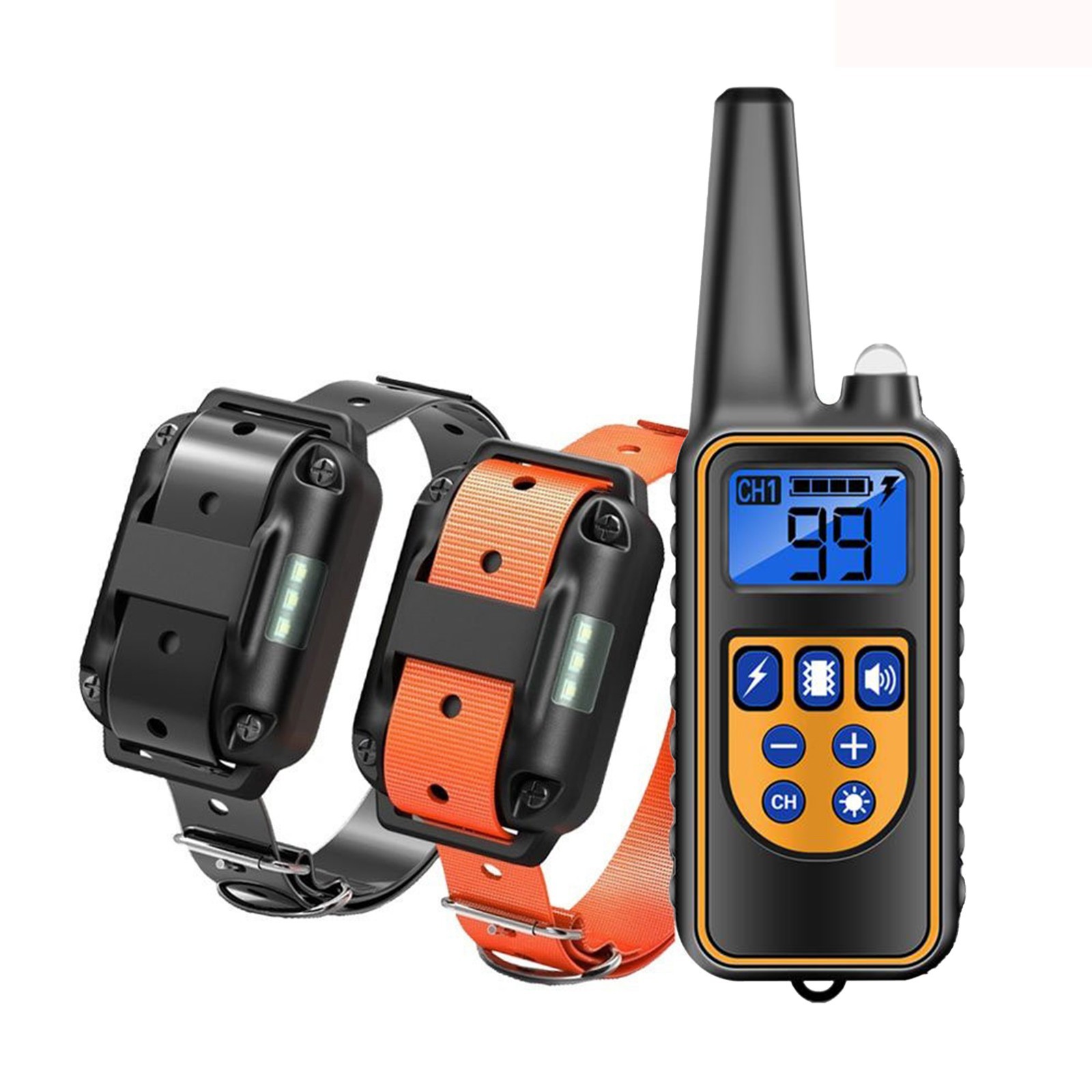Dog Training Collar Remote 3000 FT Dog Shock Collars E-Collar Shock For 2 Dogs