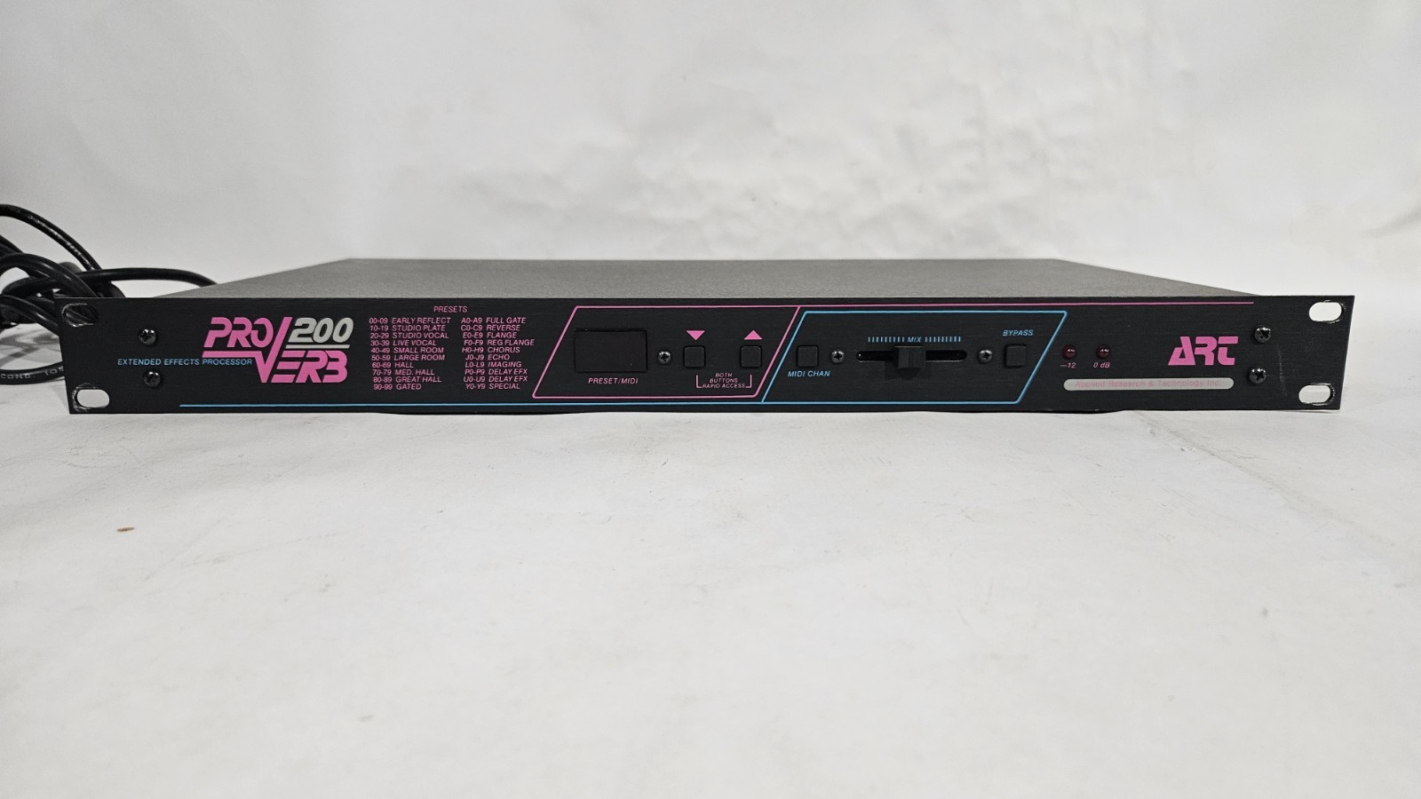 ART PRO VERB 200 Extended Effects Processor