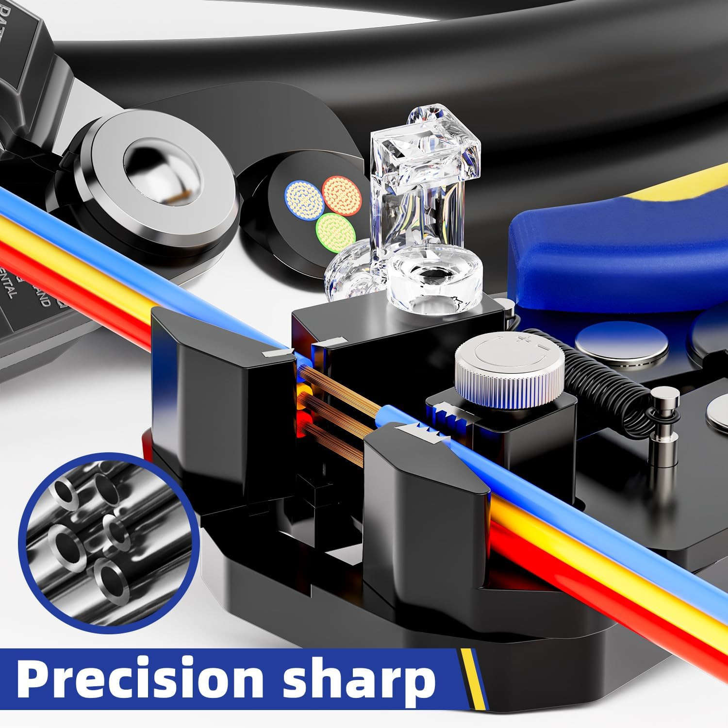 3PCS Automatic Wire Stripper Set, Flush and Cable Cutters | 11 Mm Cutting Capaci