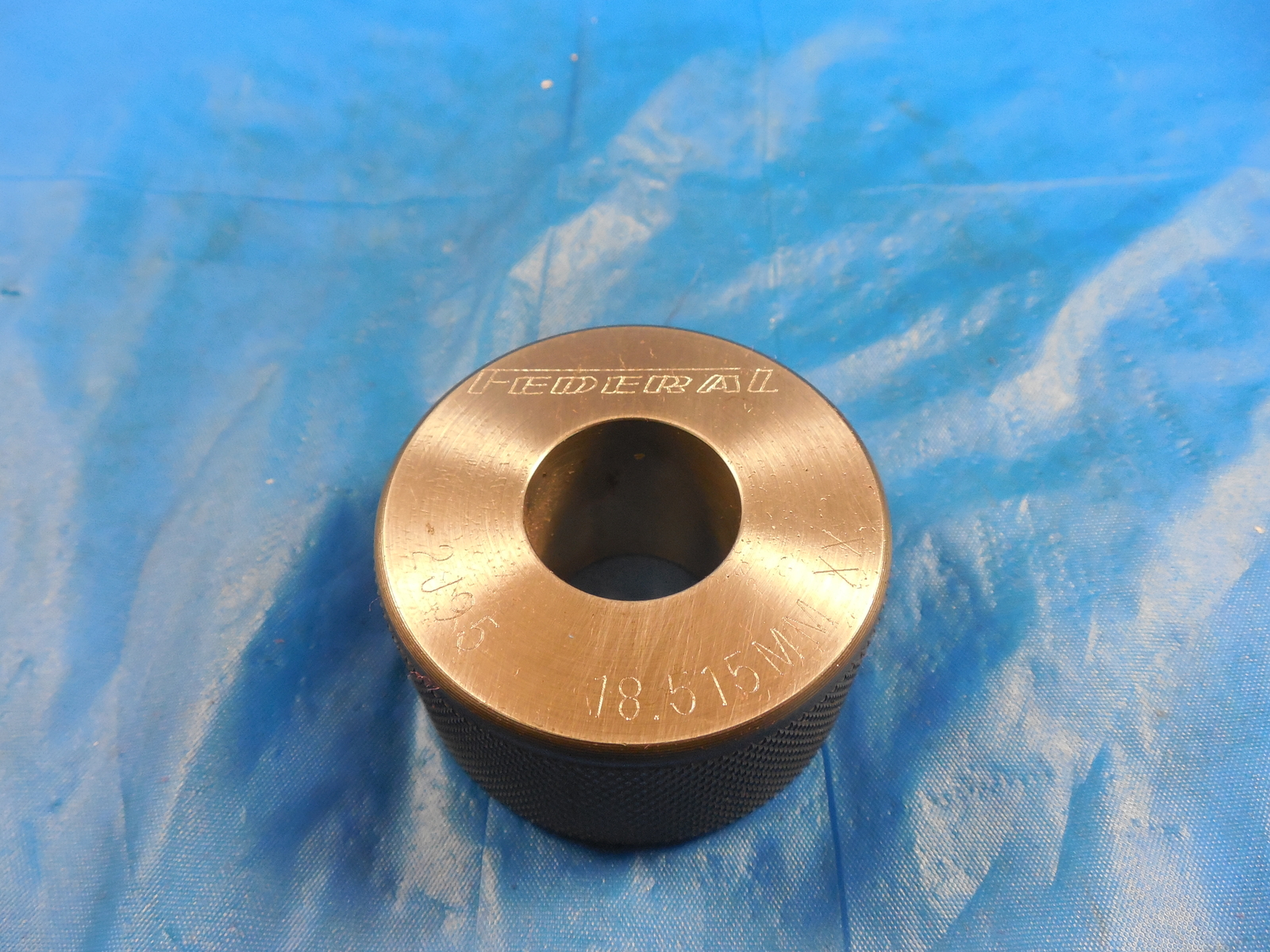 18.515 CLASS X MASTER PLAIN BORE RING GAGE 18.500 +.015 OVERSIZE 19 mm .7289
