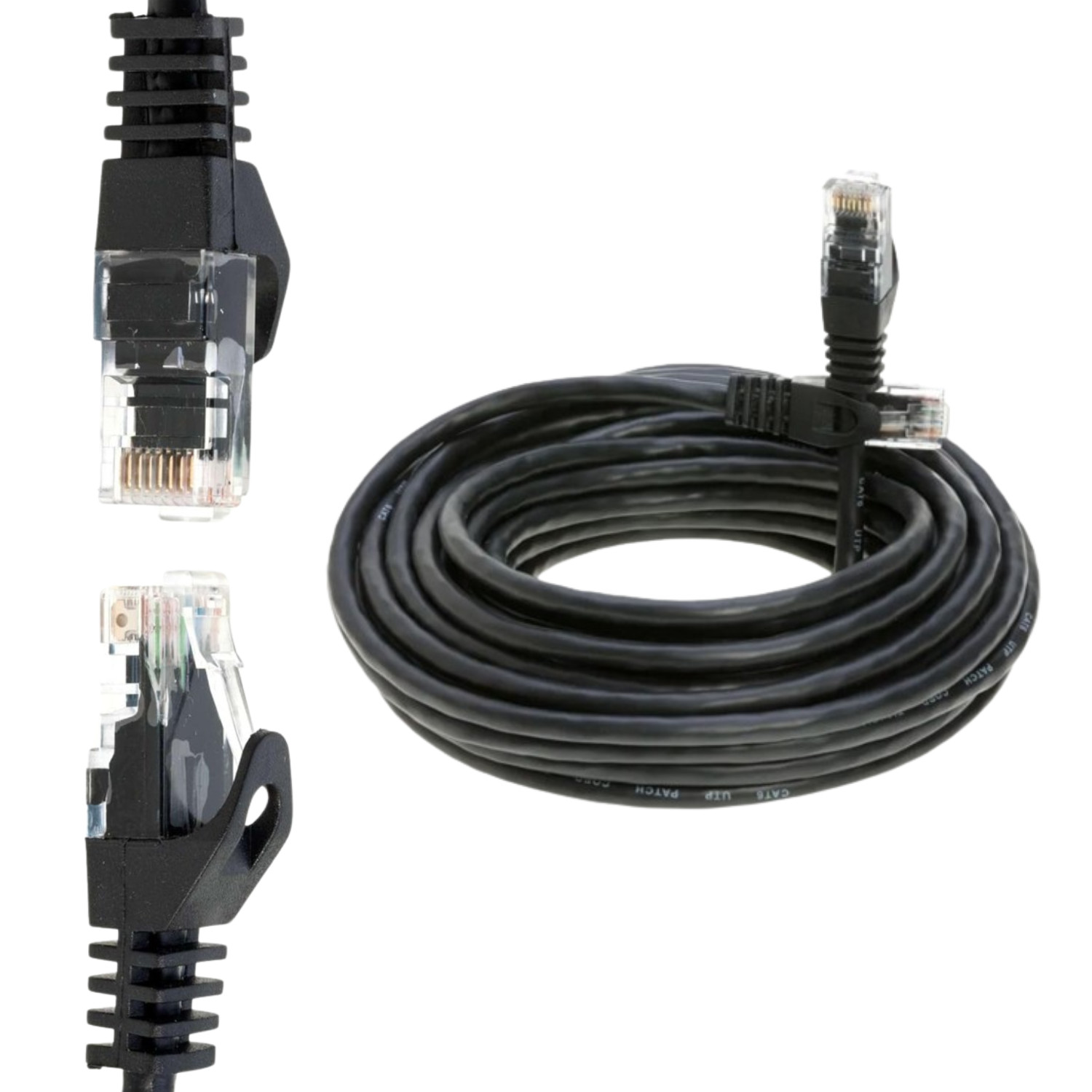 5 PCS 7ft Cat6 Ethernet Cable RJ45 UTP LAN Patch Cord Gaming Streaming Internet