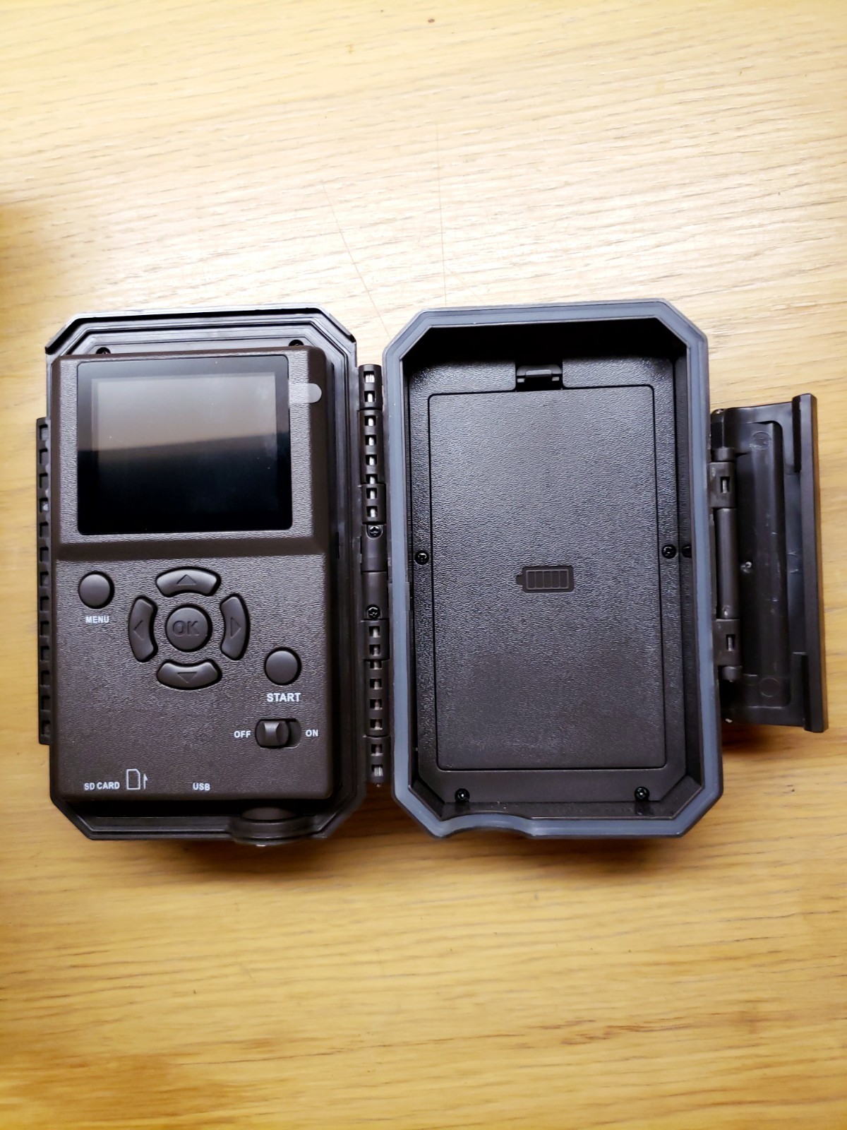 GardePro E5 Trail Camera Gray, USB SD Card with Accessories for Hunting