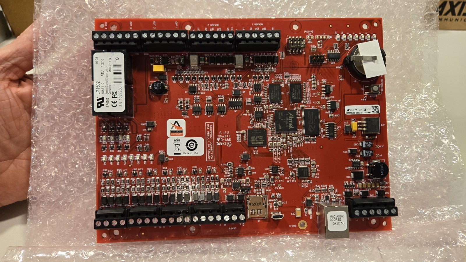 Mercury Security Intelligent Controller - LP1502