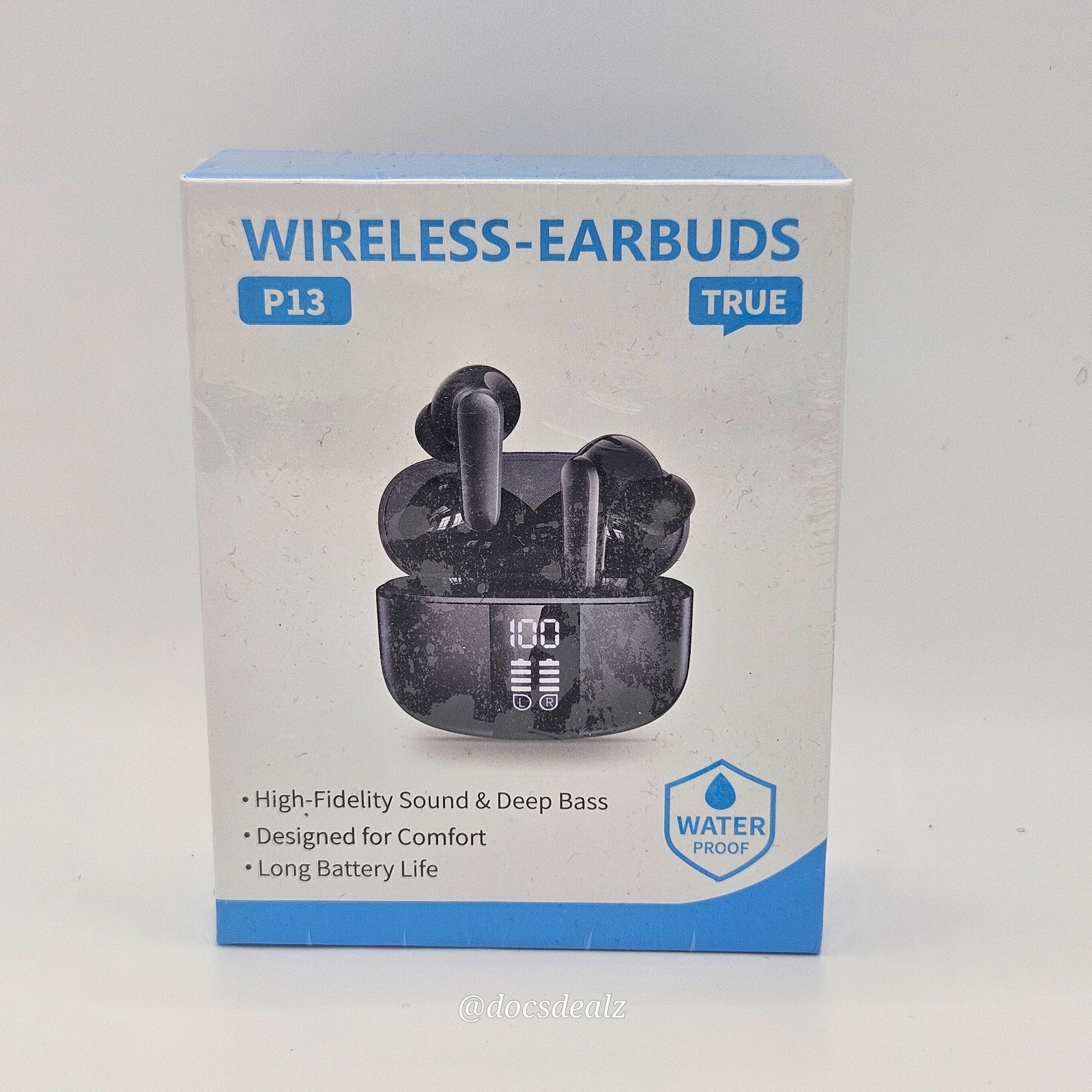 Wireless Earbuds Water Proof TIFSKY Black P13