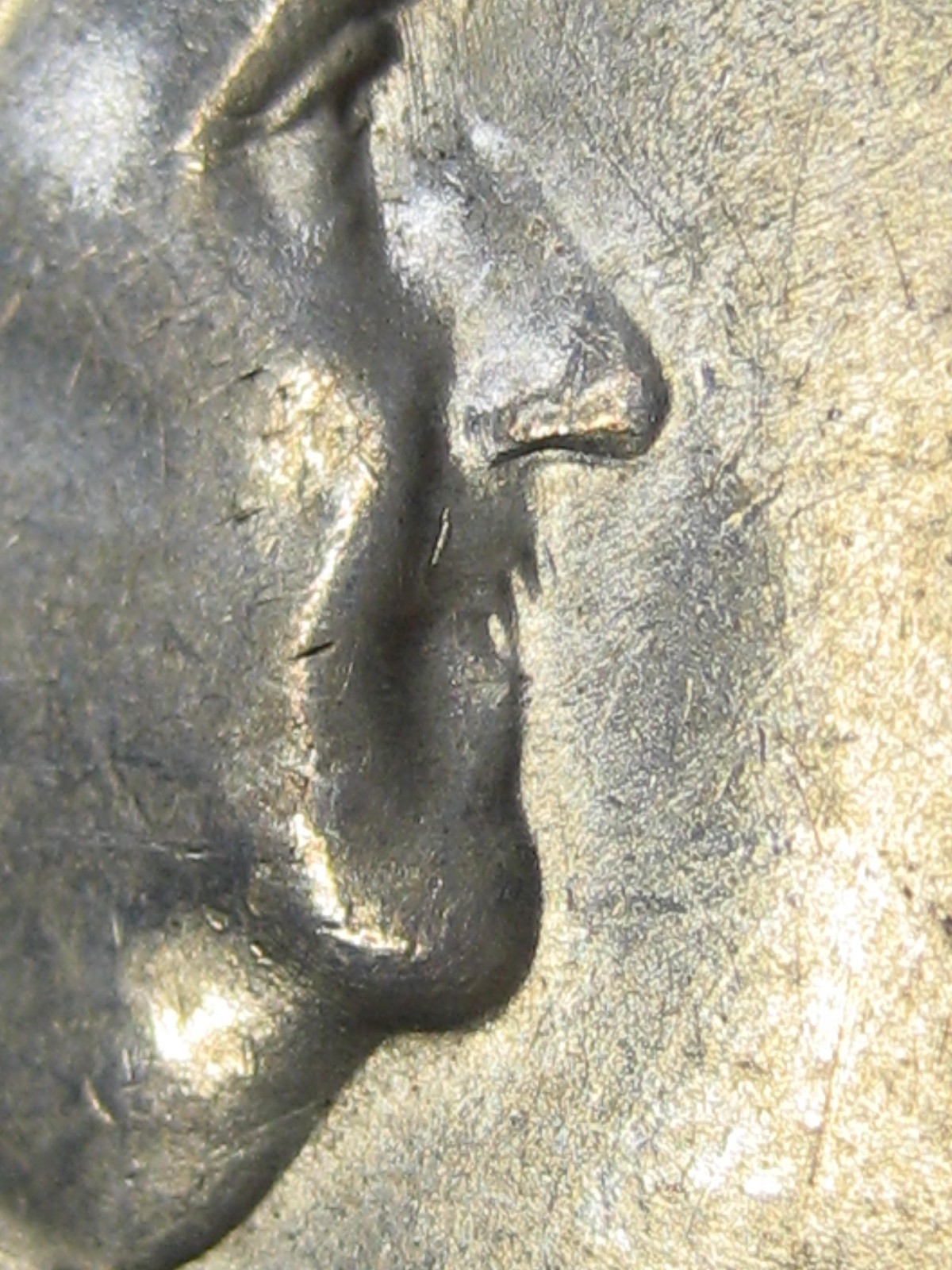 1955 Silver Half dollar "Bugs Bunny" in AU circulated condition.