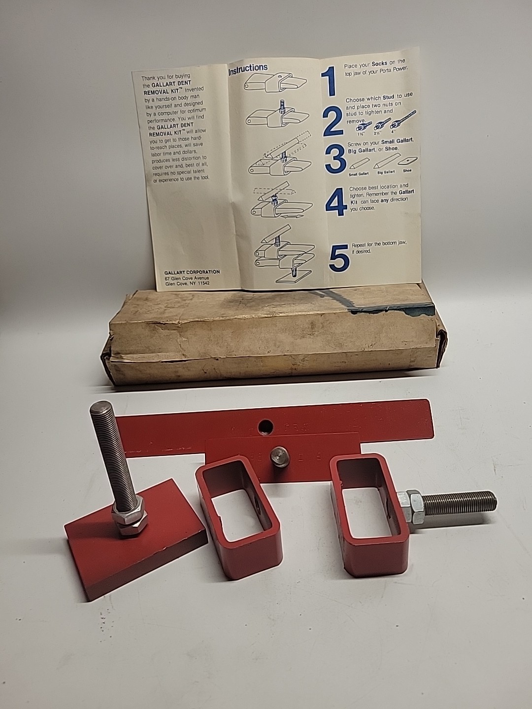 Gallart Dent Removal Kit For Use With Hydraulic Jaw