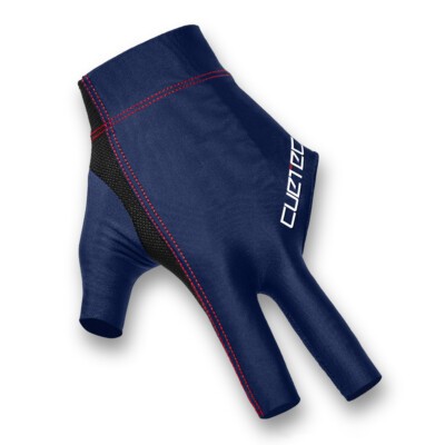 Cuetec AXIS Pool/Billiards Navy Glove; Left Bridge Hand, Small