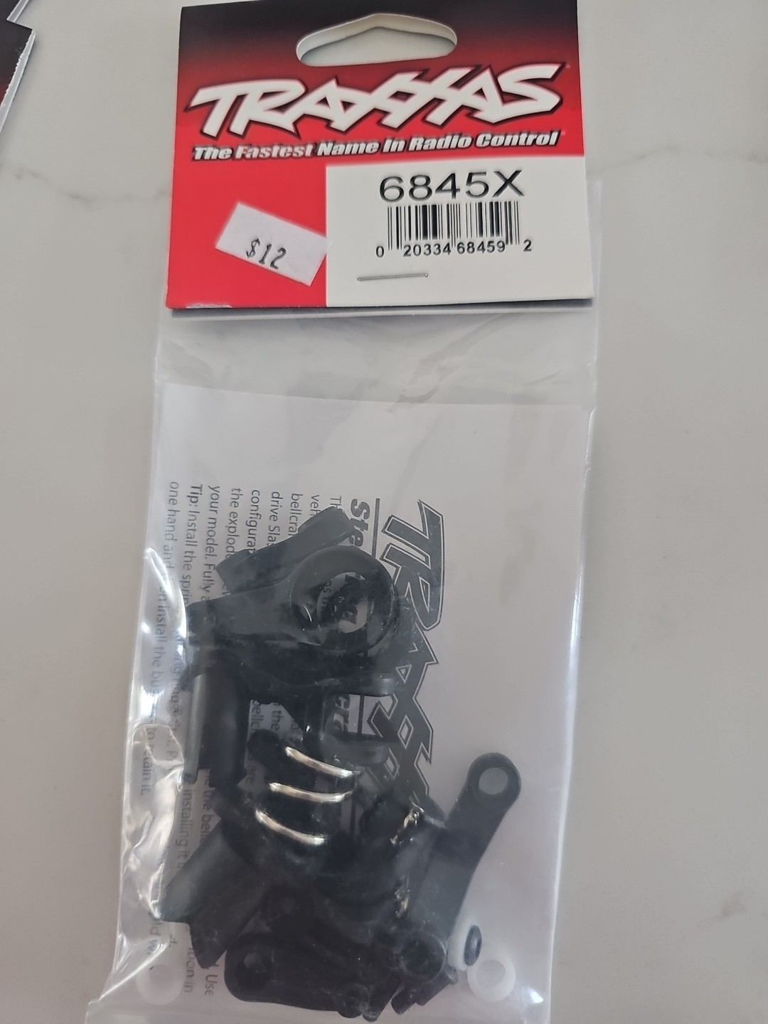 Traxxas 6845X Steering Bellcranks Horns Spring and Retainer Truck
