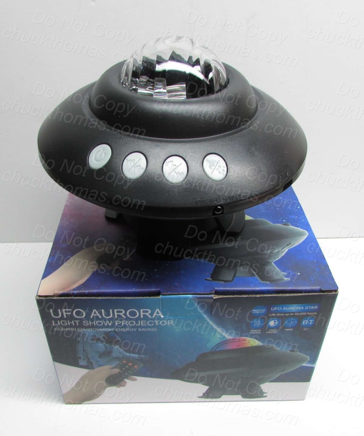 UFO Aurora Light Show LED Projector for Your Bedroom with Bluetooth Remote