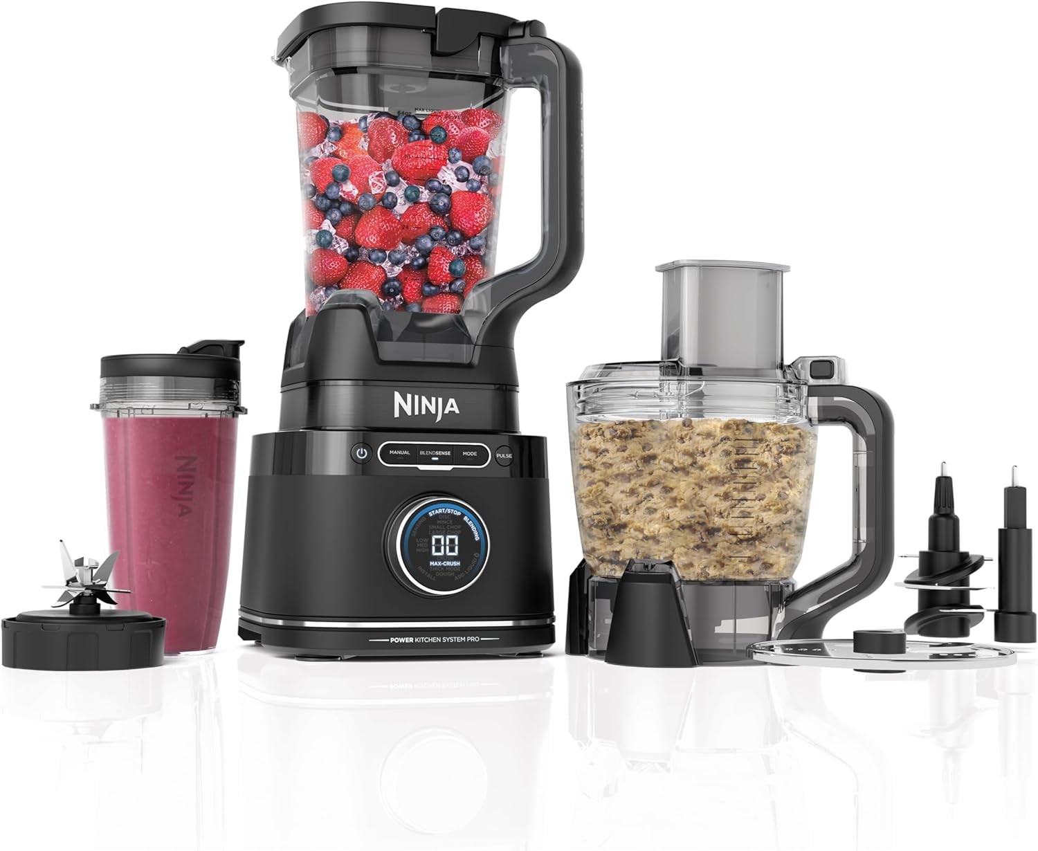 Ninja R-TB401 Detect Kitchen System Power Blender, Black - Certified Refurbished