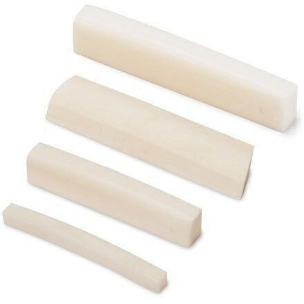 StewMac Bleached White Bone Nut, For Fender, 7-1/4" Radius