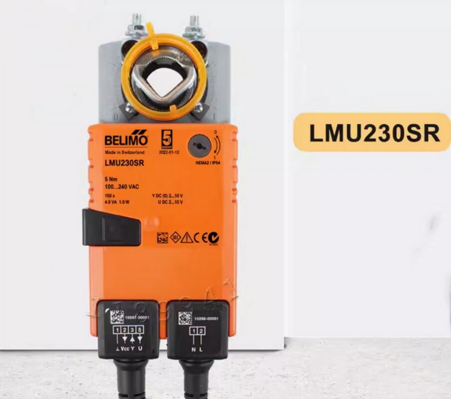 1PC BELIMO LMU230SR Damper Actuator 5 Nm, AC 100...240 V