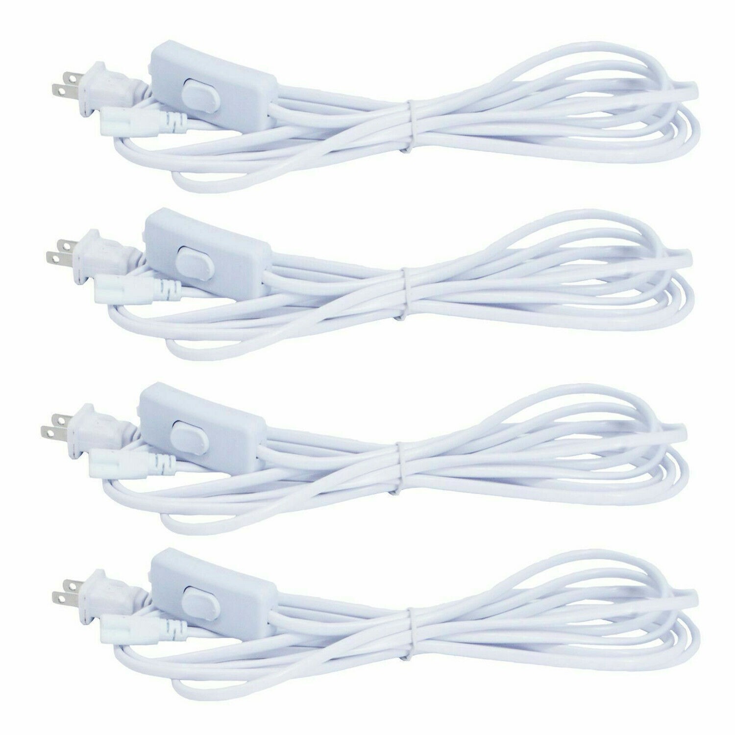 6FT 10FT Power Cable Cords Wire Supply Plug Switch for Tube Light Fixture