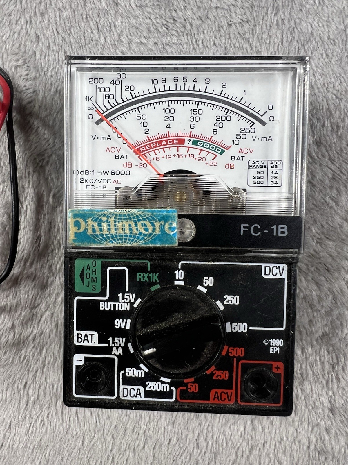 Philmore FC-1B Analog Multimeter