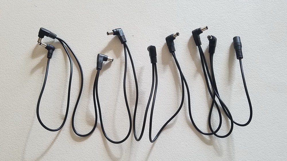 8 Way Daisy Chain Cable 9V DC Power Supply Splitter for Guitar Effect Pedals