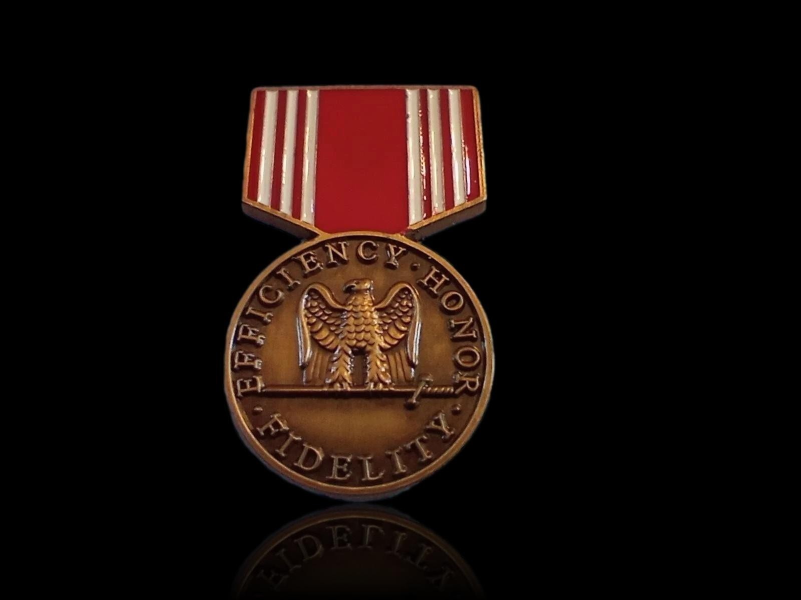 U.S MILITARY ARMY GOOD CONDUCT MEDAL HAT LAPEL PIN MINI SIZE