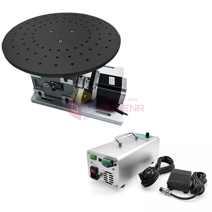 Electric Rotary Table Rotating Platform with Controller For Marking Machine