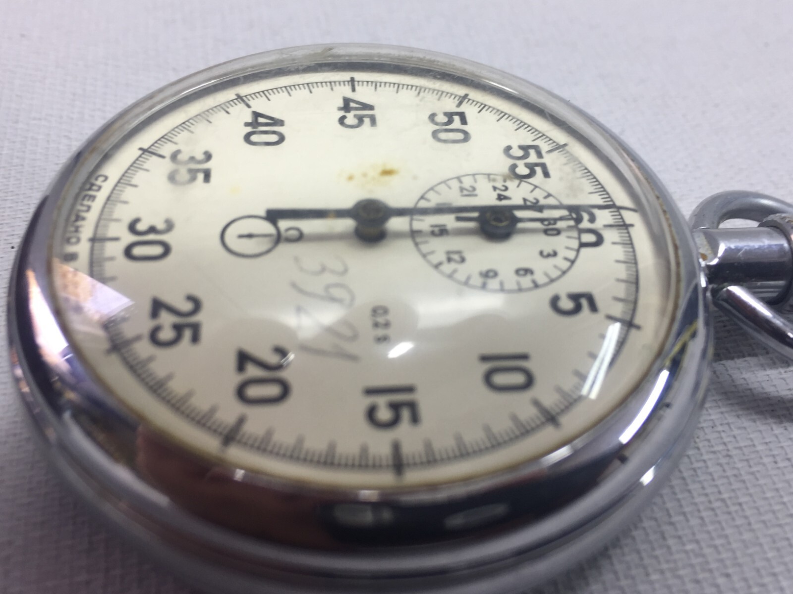 AGAT vintage mechanical ex USSR stopwatch chronometer