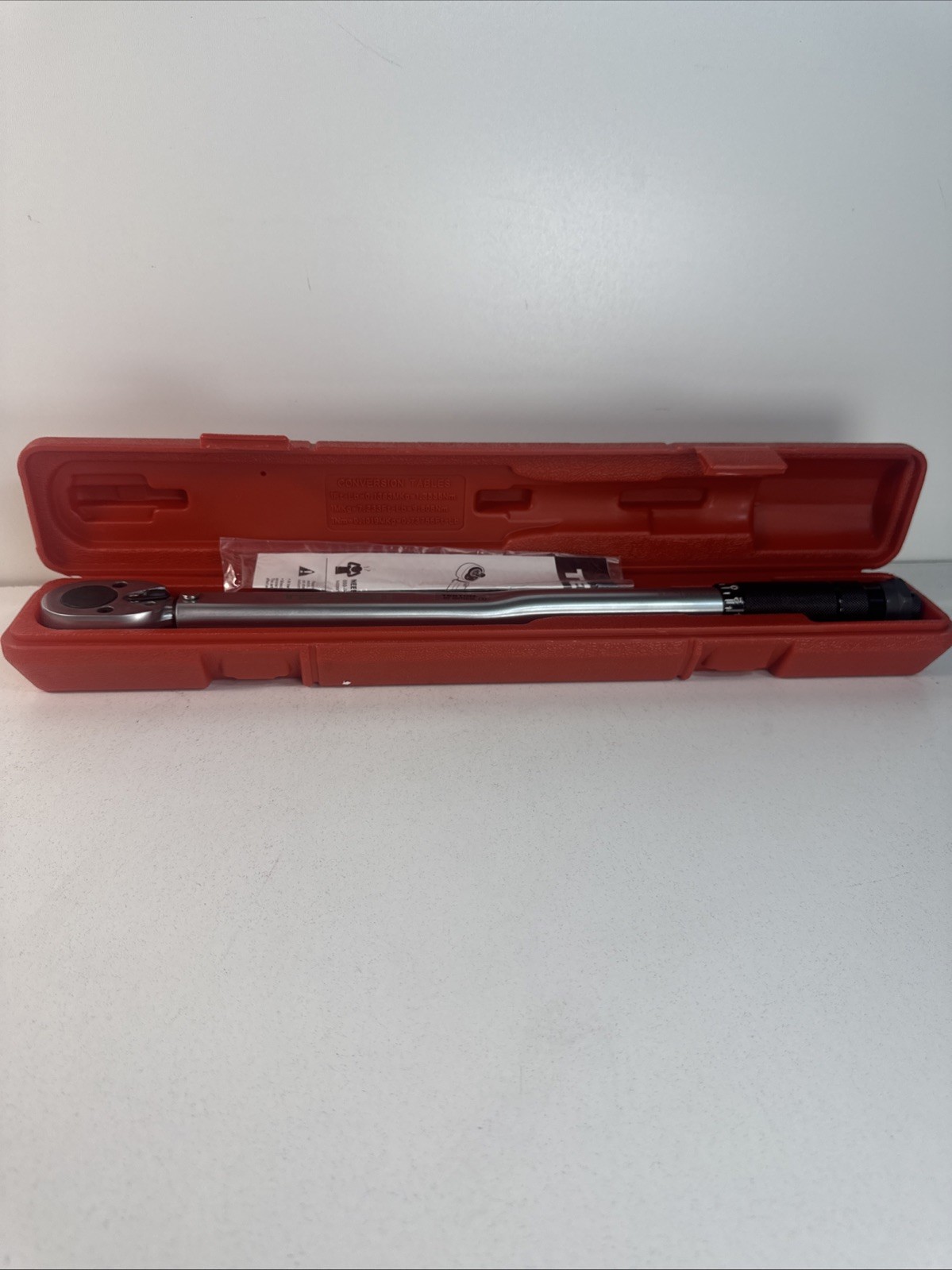 TEKTON 24335 1/2 inch Click Torque Wrench