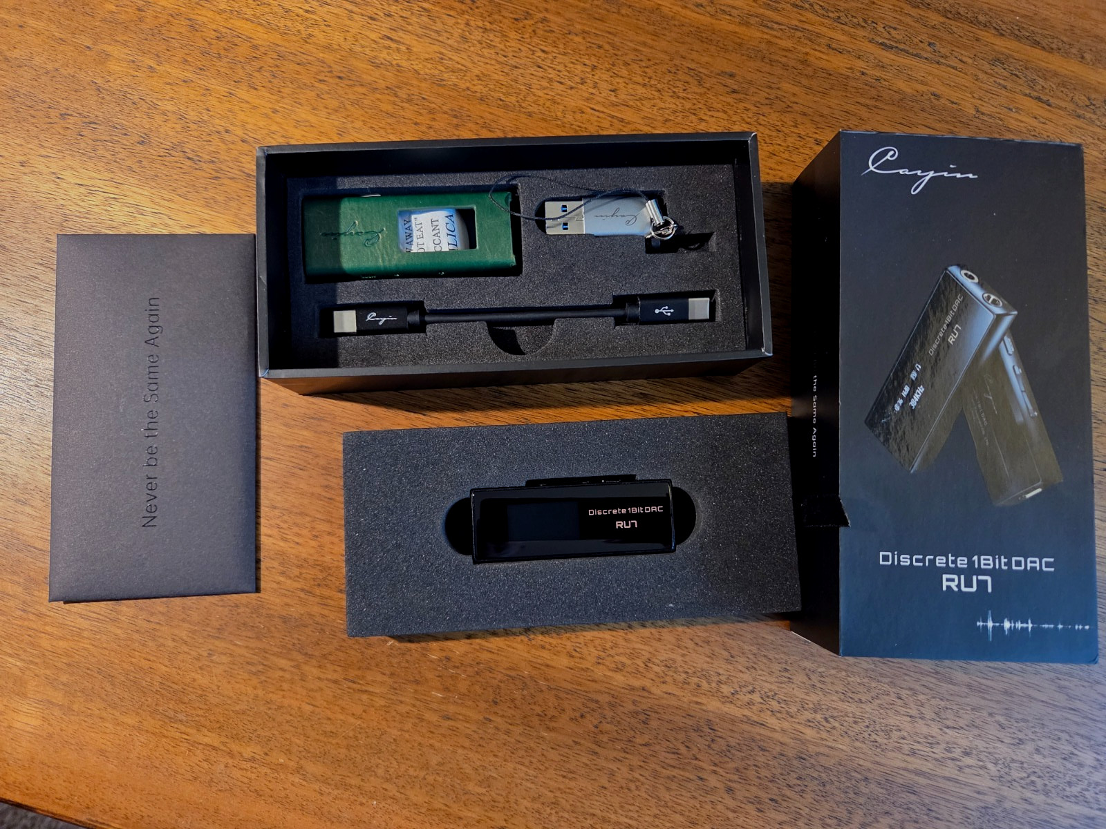Cayin RU7 Audio Decoder R2R 1-Bit Discrete Resistor DAC 3.5mm+4.4mm Output HiFi