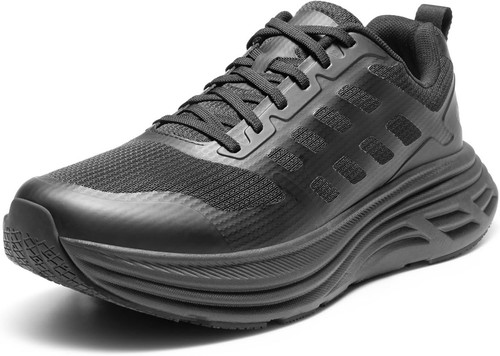 NORTIV 8 Men's Walking Running Tennis Cushioning Shoes ActiveFloat All Black