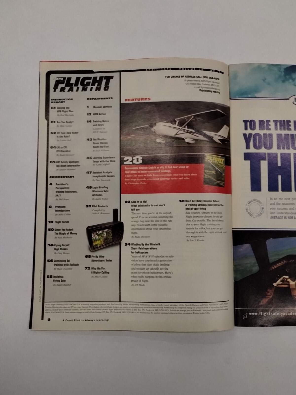 AOPA Flight Training Magazine April 2006-Original
