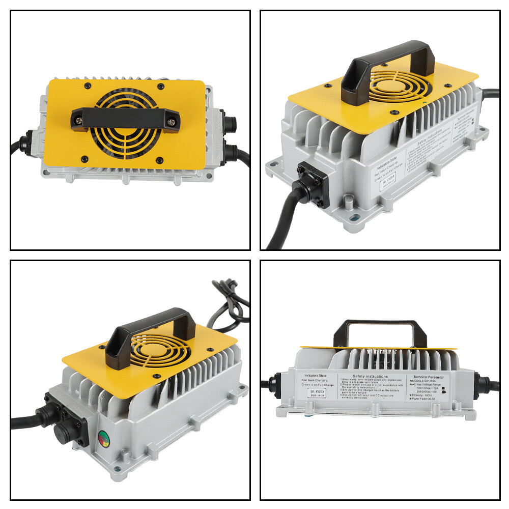For EZGO 58.4V 25A Golf Cart Battery Charger LiFePO4 (18A @110 VAC;25A @220 VAC)