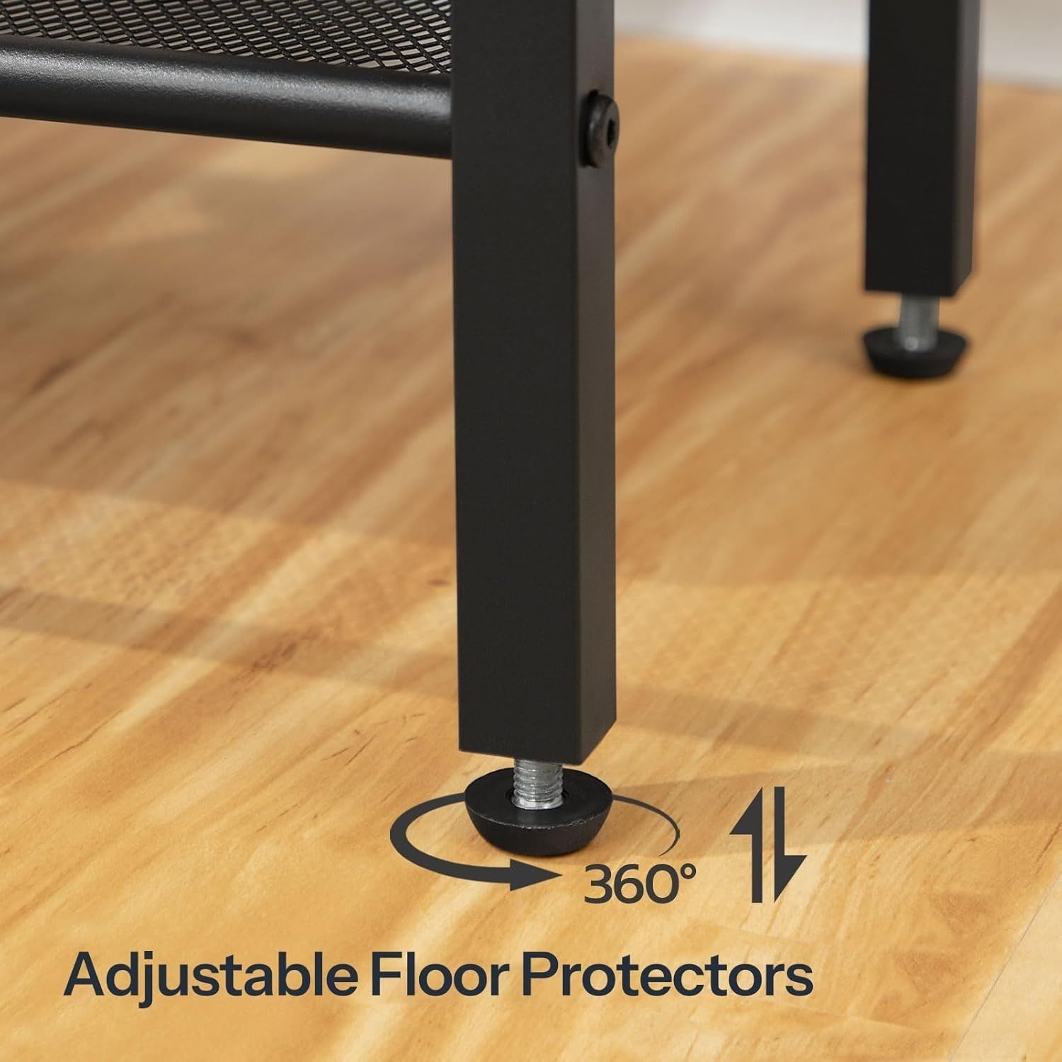 Side Table with Charging Station and USB Port, Small End Table for Small Space