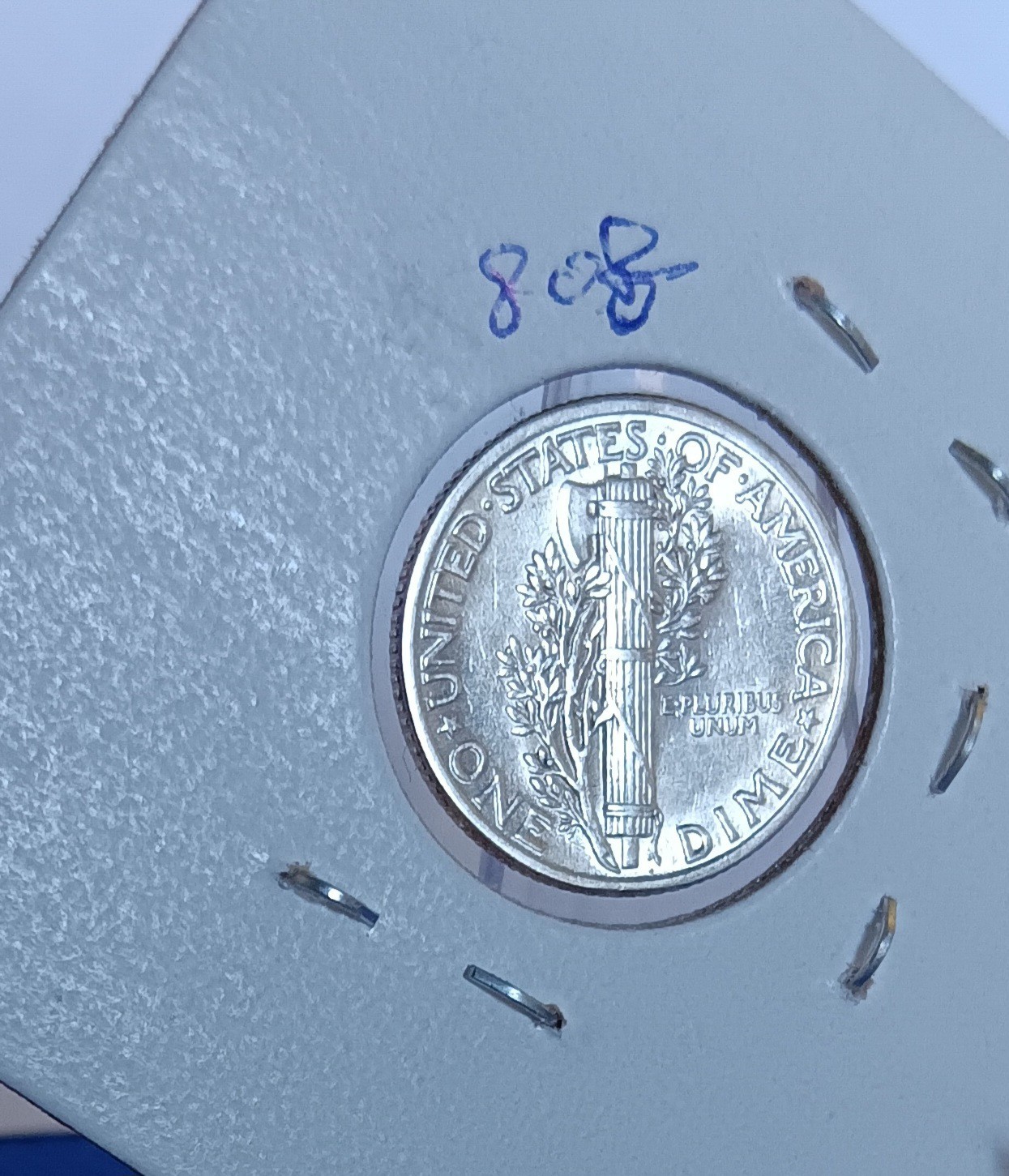 1935 P Mercury Silver Dime 808