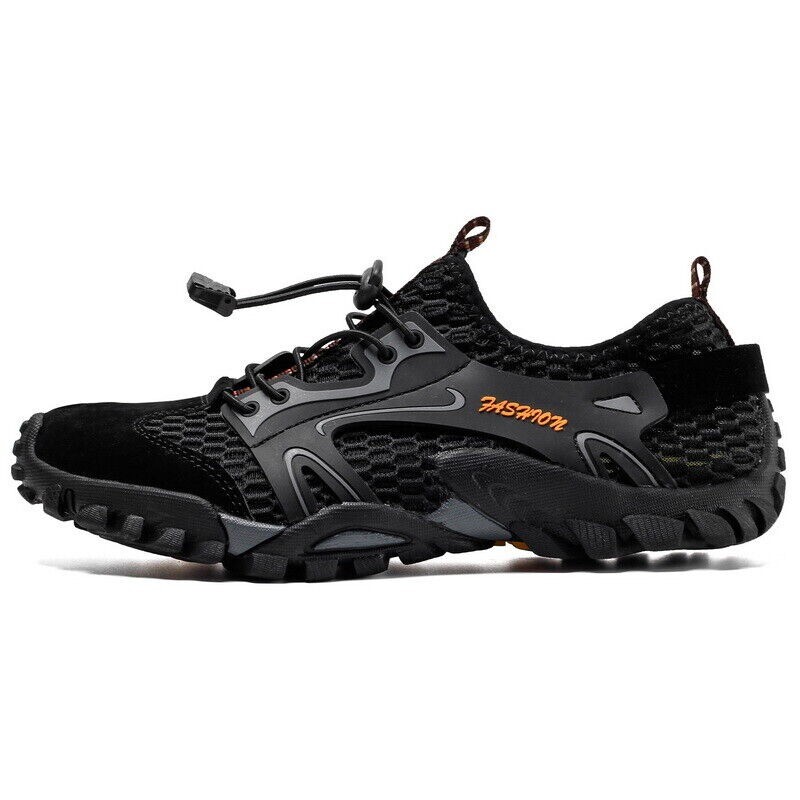 Mens Waterproof Quick Dry Athletic Non-slip Hiking Sports Shoes Outdoor Sneakers