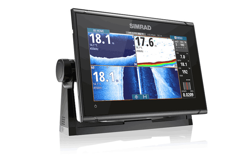 Simrad GO9 XSE 9" GPS Chartplotter Fishfinder + Transducer Touchscreen WiFi CMAP