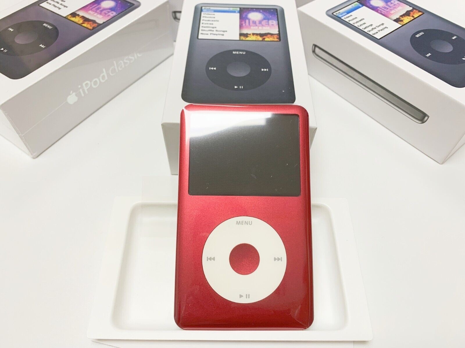 🍎🍎Brand New Apple iPod Classic 7th Red/ White 512GB SSD MP3 Plyaer-Sealde Box✅