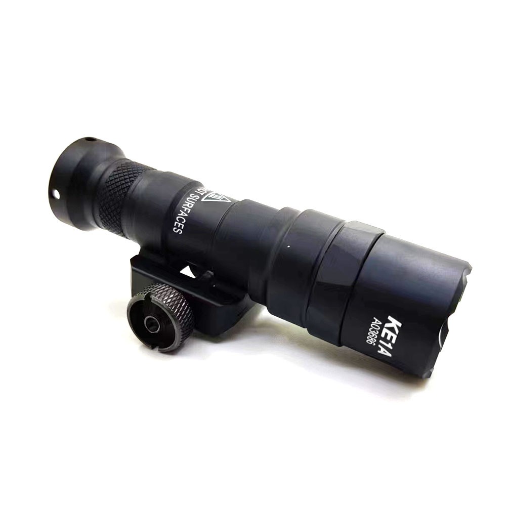 Tactical Mini M300B LED Flashlight Rifle with Switch +SS MA-X Helmet Light Mount